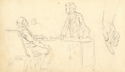 Croquis Enrique Donati